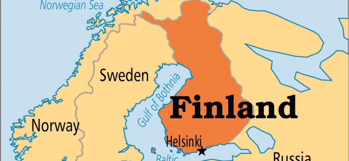מפה של הלסינקי, פינלנד