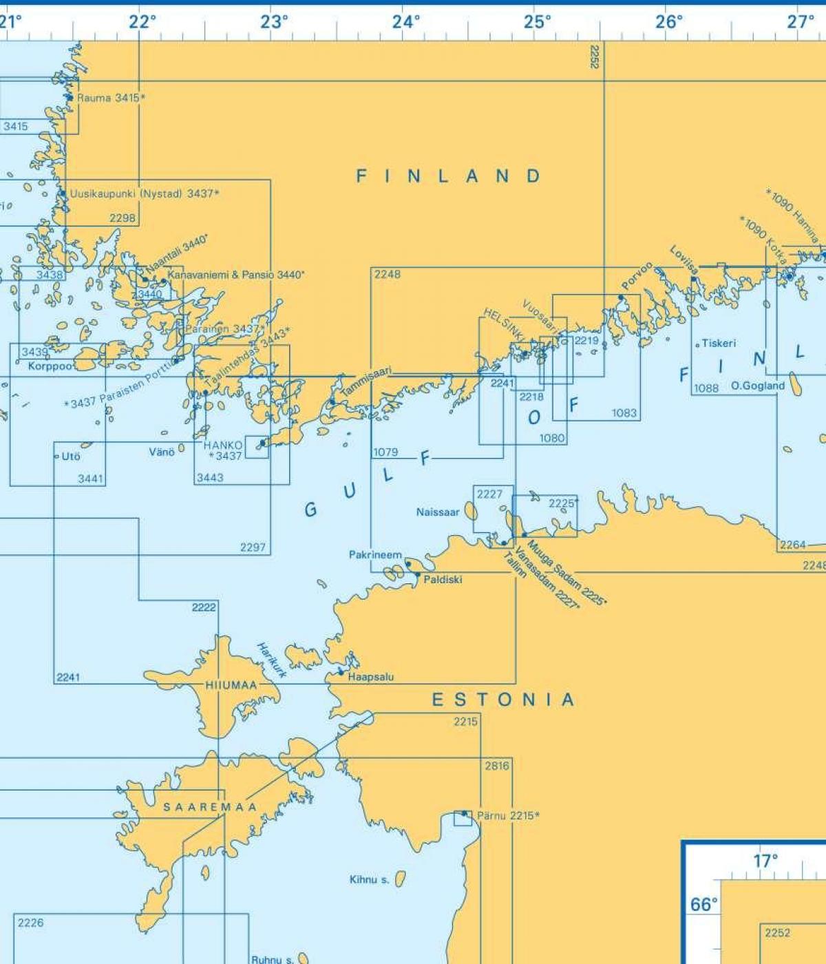מפה של מפרץ פינלנד