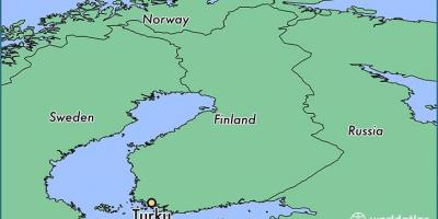 מפה של טורקו, פינלנד