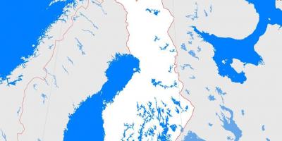 מפה של פינלנד המתאר.